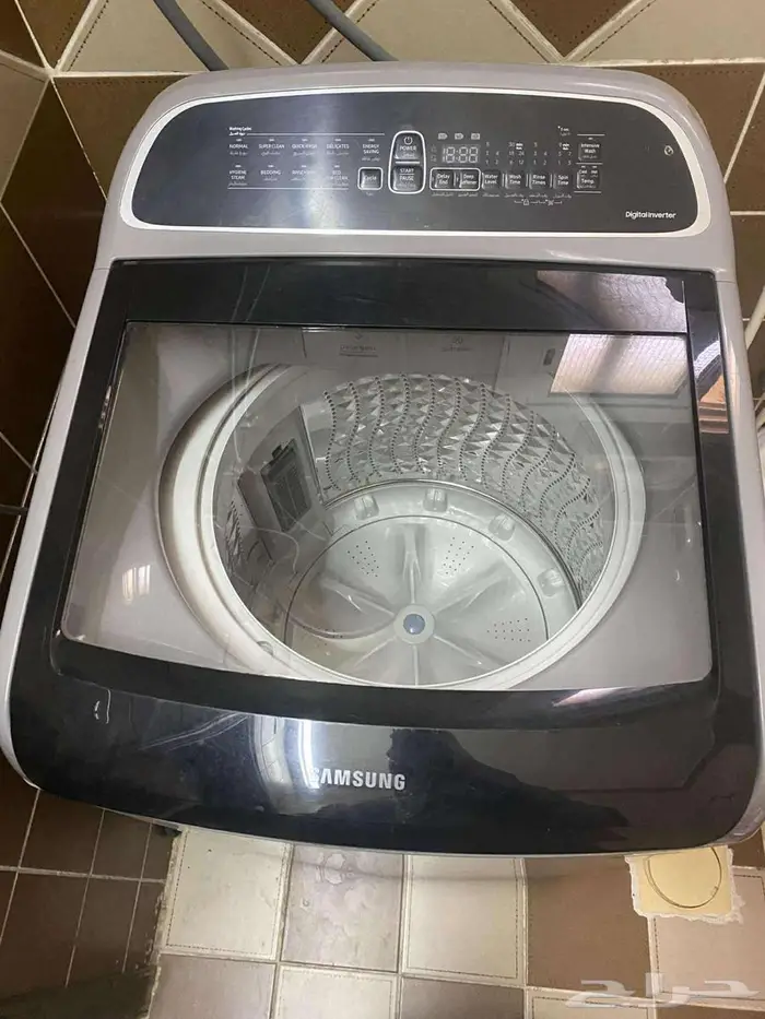 غسالة جديدة سامسونج  10 كيلو مع ضامن 2