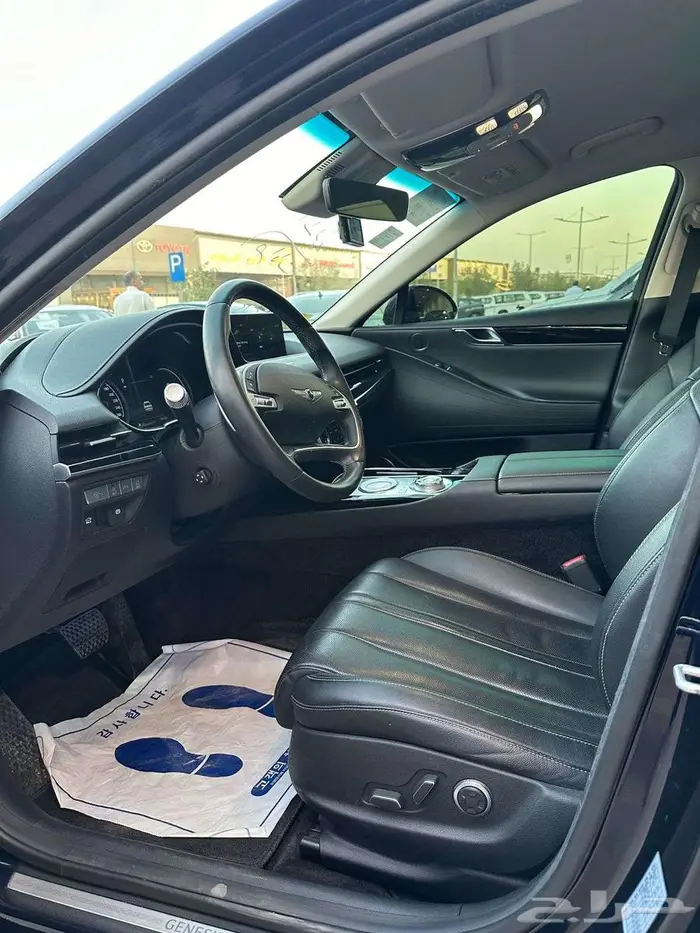 جينسس 2021 مستورد بنزين لون كحلي مميز شاشة بصمه 5