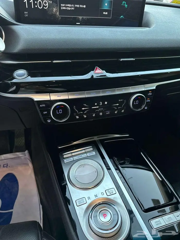 جينسس 2021 مستورد بنزين لون كحلي مميز شاشة بصمه 7