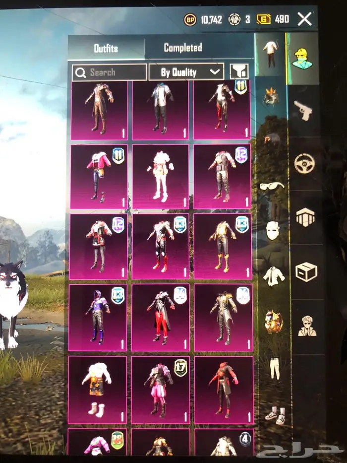 حساب ببجي للبيع 3