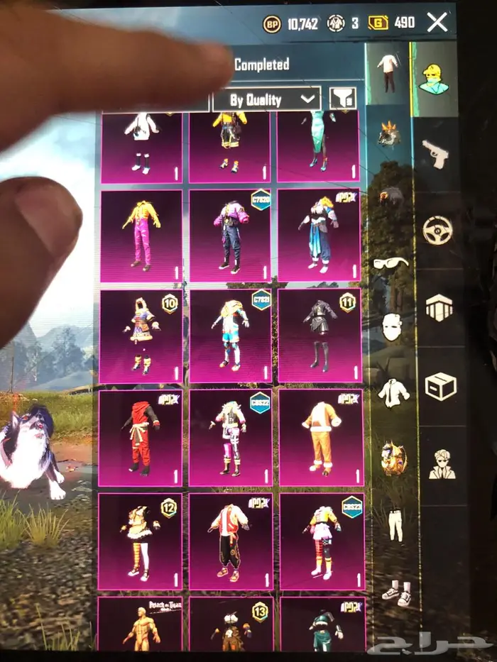 حساب ببجي للبيع 9