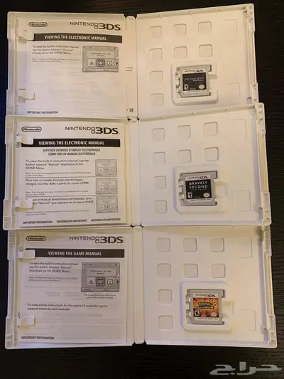 اشرطة 3DS Games index