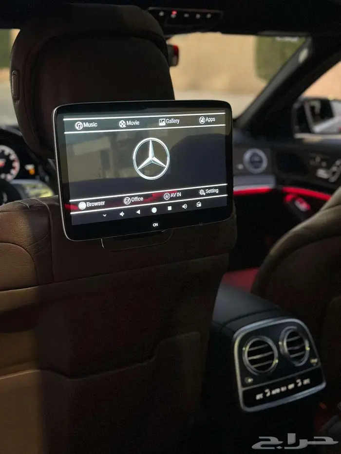 مرسيدس S450 أسود 2020 بدي وكالة عداد 84 ألف بحالة الوكالة 36