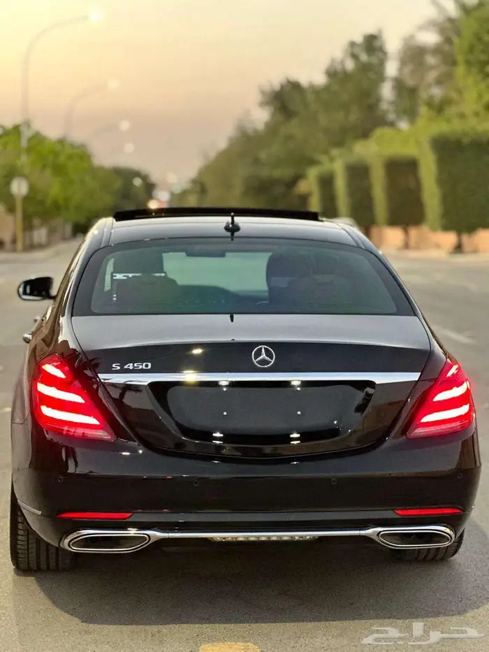 مرسيدس S450 أسود 2020 بدي وكالة عداد 84 ألف بحالة الوكالة 15