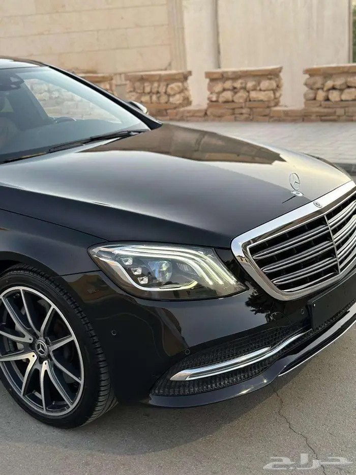 مرسيدس S450 أسود 2020 بدي وكالة عداد 84 ألف بحالة الوكالة 9