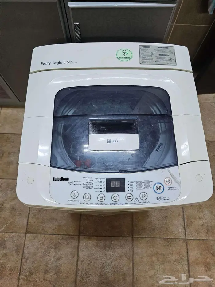 غسالة ال جي فوق اتوماتيك 5.5 كيلو 0