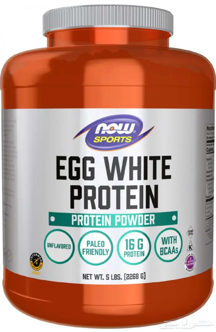 بروتين باودر بياض البيض وزن 2.268 كج - white egg protein 0