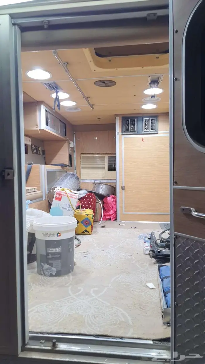 كرفان غرفه إسعاف مجهزه بالكهرباء ومكيف 3