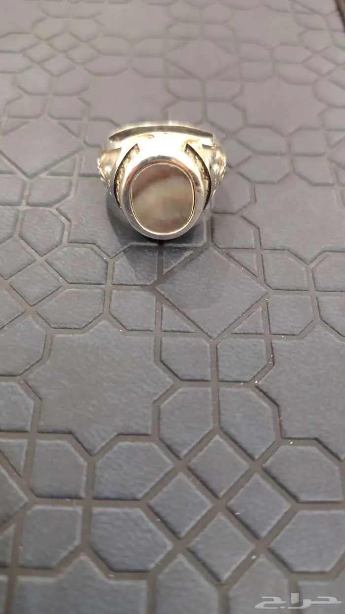 خاتم الماس مع صدف سيفين و نخله 5
