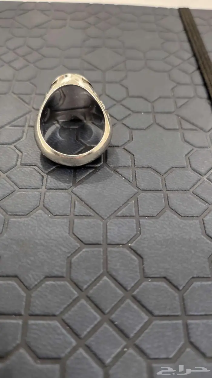 خاتم الماس مع صدف سيفين و نخله 1