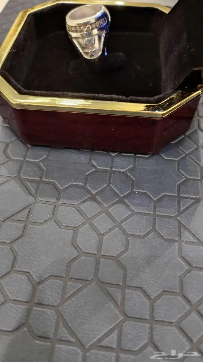 خاتم الماس مع صدف سيفين و نخله 2