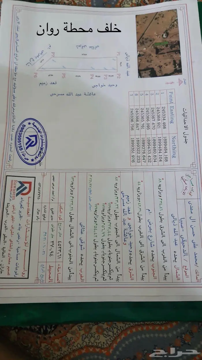 ارضيه للبيع في صبيا جيزان 1