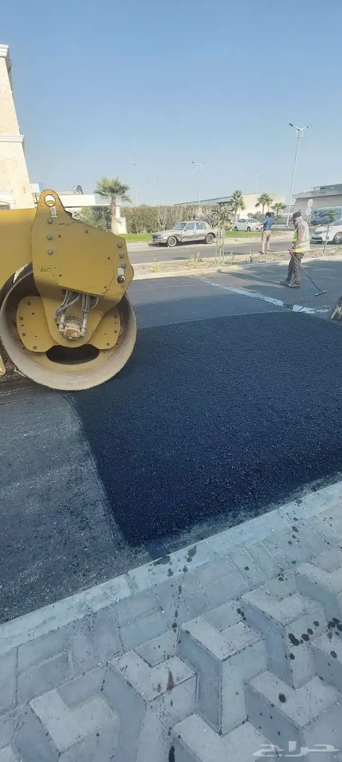شركة متخصصة في أعمال الطرق والاسفلت والارصفة والتخطيط 5