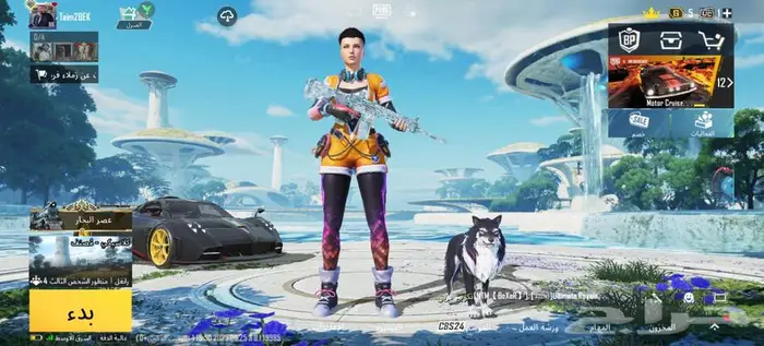 حساب ببجي الأحساء 10