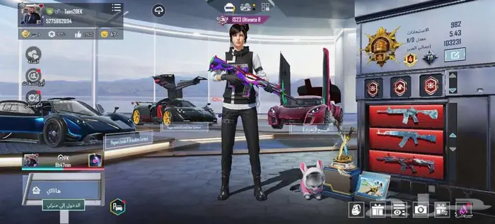 حساب ببجي الأحساء 64