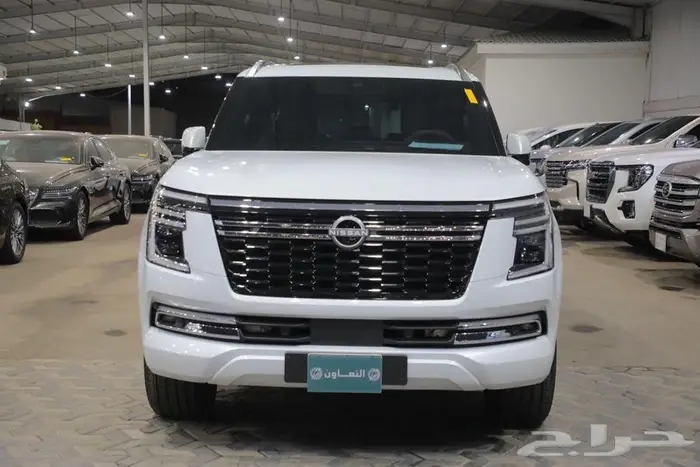 نيسان باترول فل كامل بلاتينيوم بانوراما جلد V6 موديل 2026 2