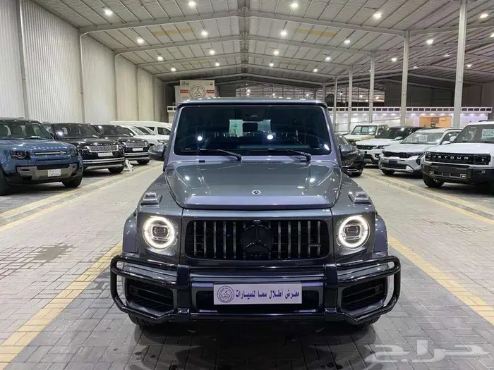 مرسيدس جي 500 موديل 2022 رصاصي ماشيه 63000كم 0