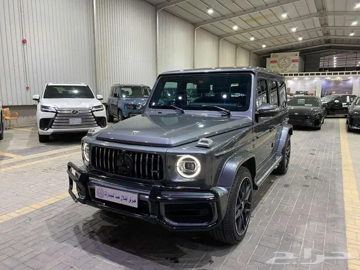 مرسيدس جي 500 موديل 2022 رصاصي ماشيه 63000كم 6