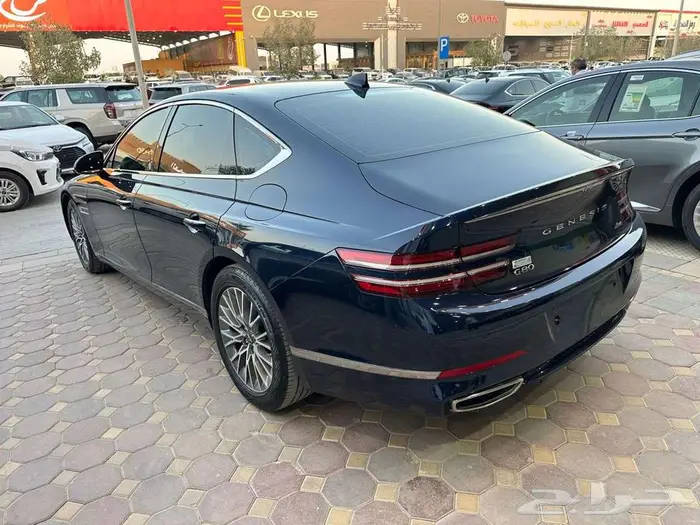 جينسس 2021 مستورد بنزين لون كحلي مميز شاشة بصمه 3