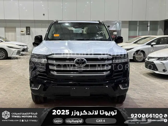 تويوتا لاندكروزر جكسار رقم 4 أسود بنزين 2025 سعودي اقل سعر 0