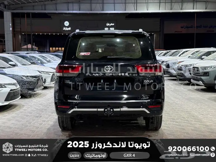 تويوتا لاندكروزر جكسار رقم 4 أسود بنزين 2025 سعودي اقل سعر 5
