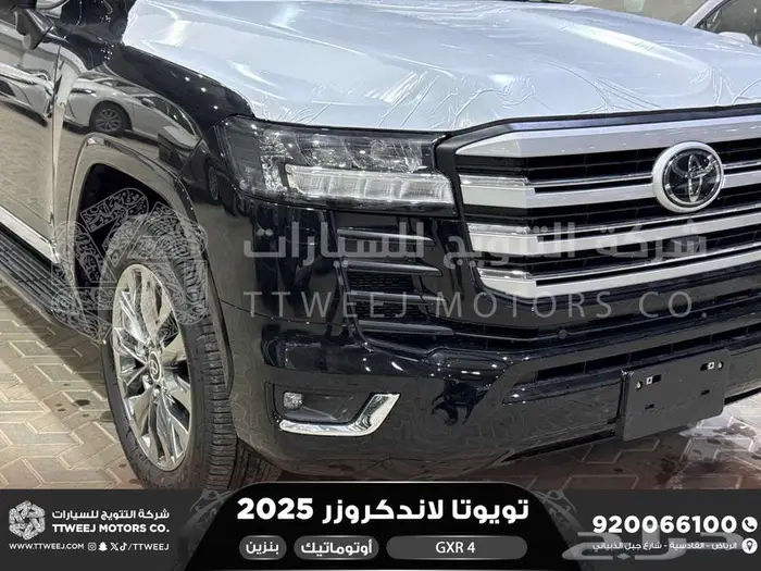 تويوتا لاندكروزر جكسار رقم 4 أسود بنزين 2025 سعودي اقل سعر 19