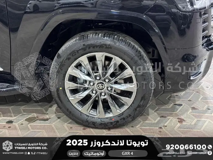 تويوتا لاندكروزر جكسار رقم 4 أسود بنزين 2025 سعودي اقل سعر 30