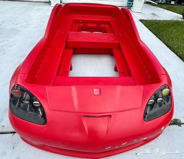 سرير اطفال على شكل سياره كورفيت 0