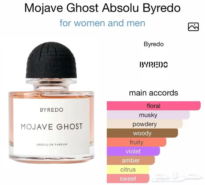 عطر بايريدو موجافي قوست Mojave Ghost Absolu Byredo 0