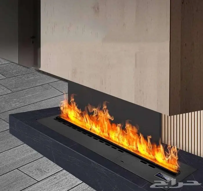 مدفأة ديكور بالبخار والإضاءة LED 4