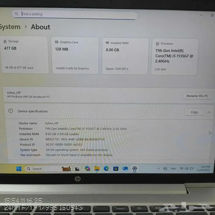 HP ProBook 440 G8 Notebook PC 3