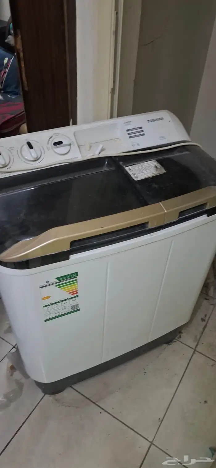 غسالة توشيبا 6.5 كيلو استعمال خفيف شبه الجديدة 2