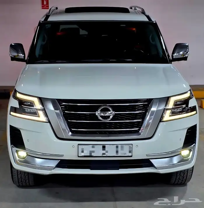 نيسان باترول بلاتينيوم أبيض 2021 1