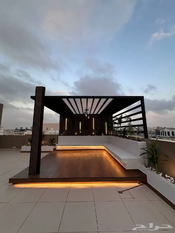 تصميم جلسات ومظلات خارجية للاسطح والحدائق بجده 2