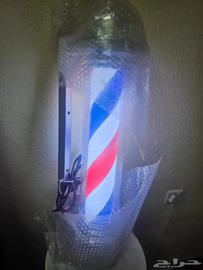 عمود انارة صالونات الحلاقة 70 سم مع قاعدة للتركيب جديد بالكر 1