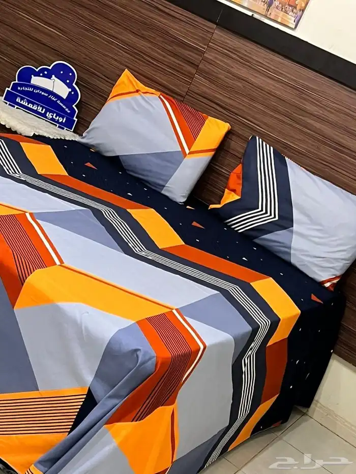 ملايات دبي الاصليه لون ثابت وناير وخامة بارده ومريحة بولستر 5