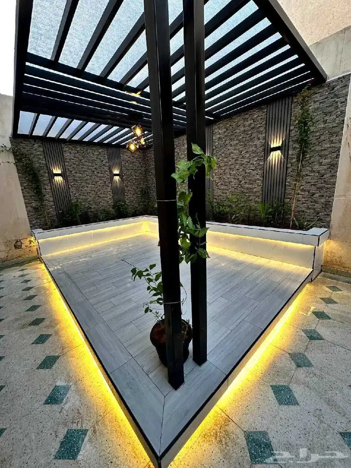 تصميم جلسات ومظلات خارجية للاسطح والحدائق بجده 4