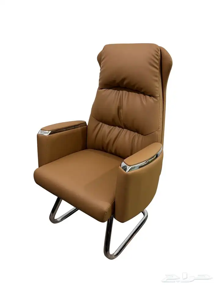 كرسي طقم جلد فخم-كرأسي مدير كبير موديلات راقية بأسعار جملة 9