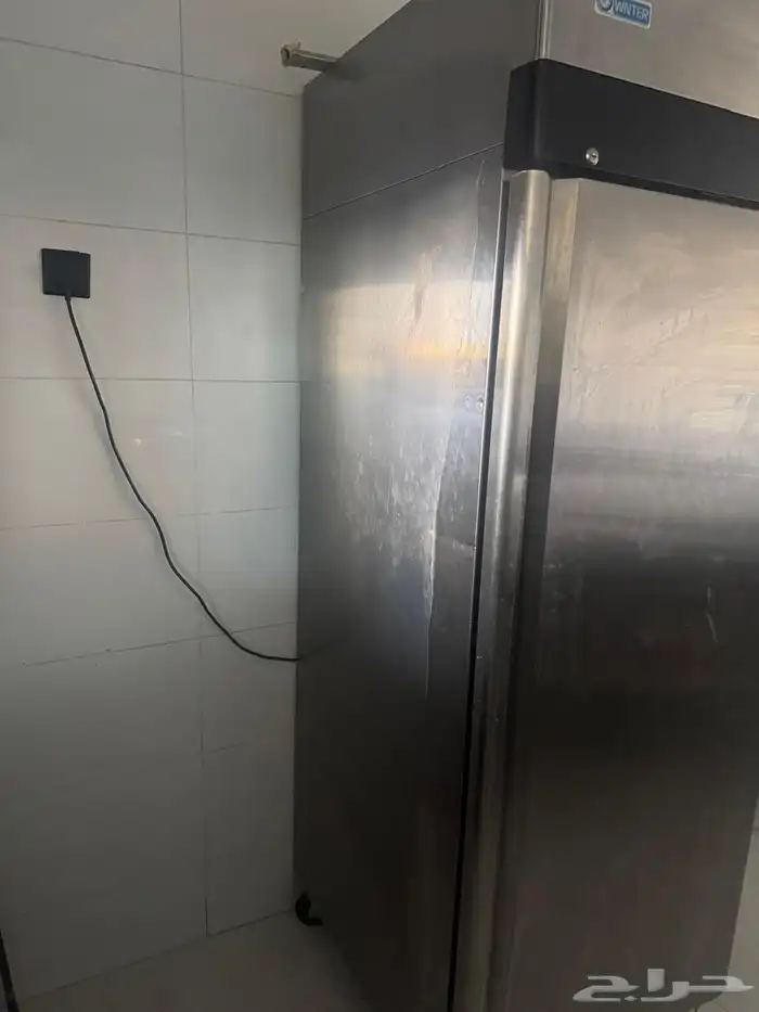 ثلاجة ستيل باب واحد مستخدمه سنتين جدا نظيفة شبه جديده 2