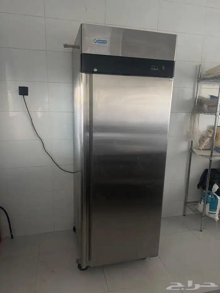 ثلاجة ستيل باب واحد مستخدمه سنتين جدا نظيفة شبه جديده 1
