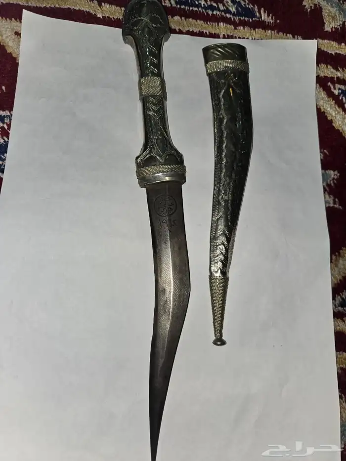 خنجر وسكين فضة للبيع 1