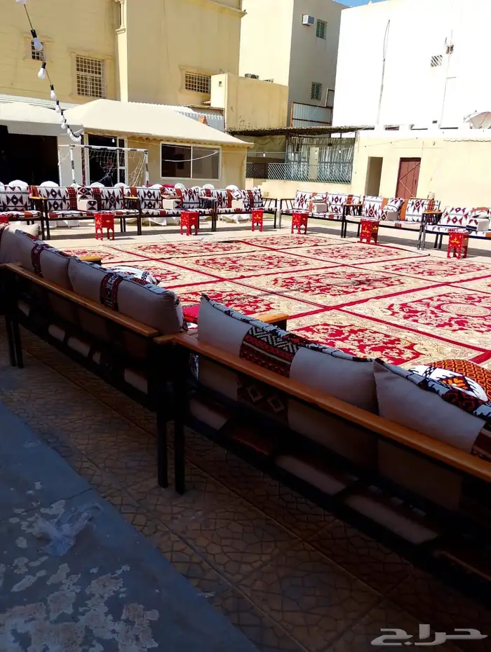 تأجير جلسات ارضية و شعبية وزل و دفايات 1