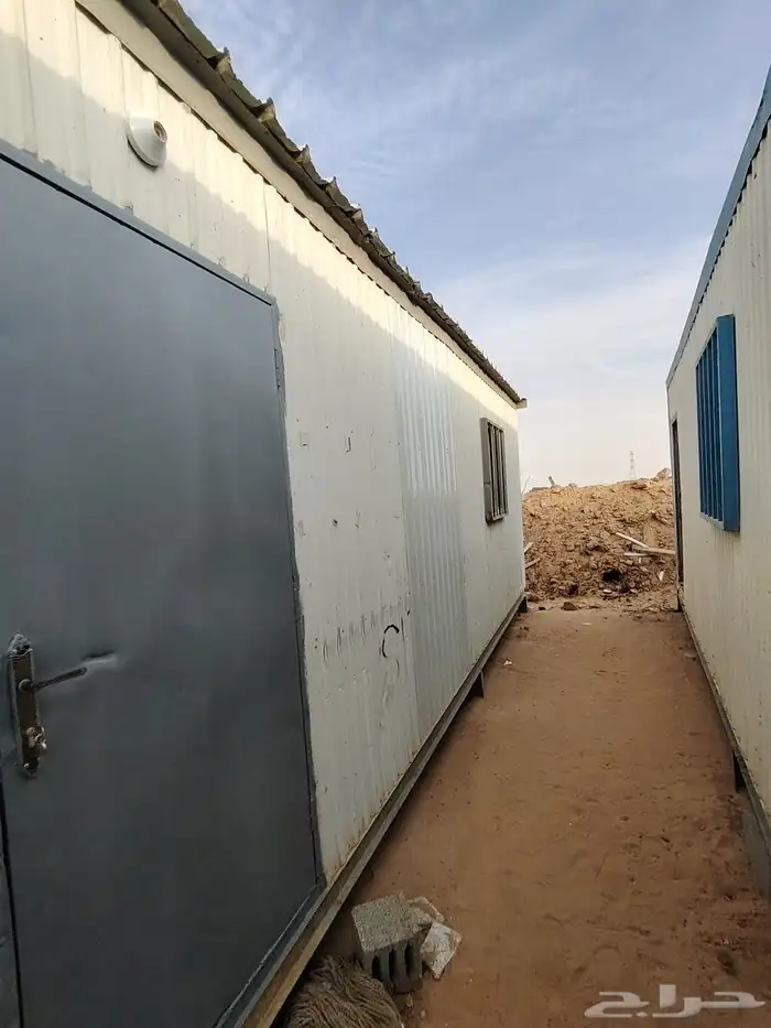 بركس 3 غرف ومطبخ وحمام 12 متر مجمع غرفة جاهزه بركسات كرفان 1