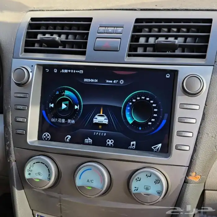 الجديد شاشة كامري 2007-2011 شكل الوكاله 0