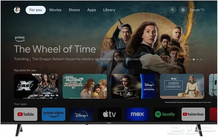 تلفزيون KONKA 65 بوصة   4K UHD   Google TV 0