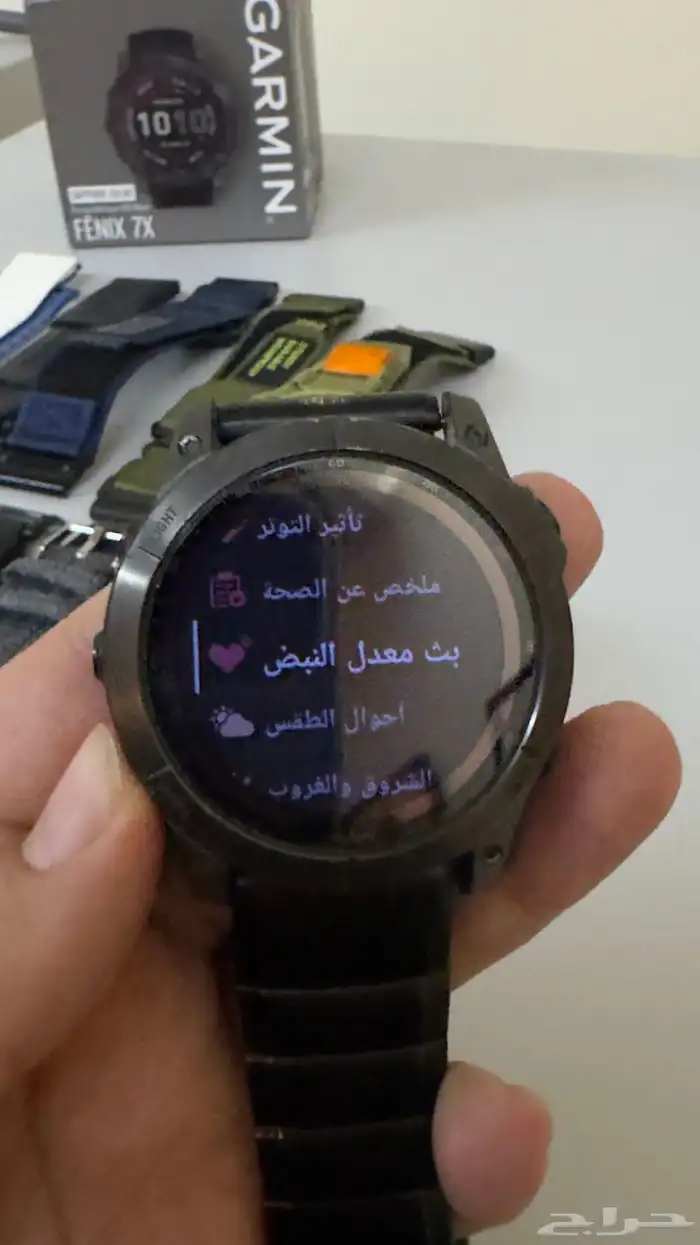 ساعة جارمن Fenix X Sapphire Solar 8