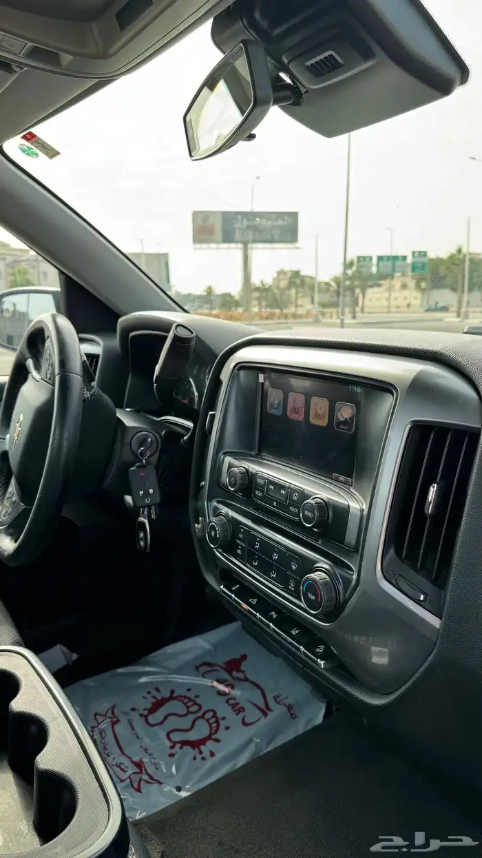 شفورلية سلفرادو 2015 دبل نظيف جدا 14