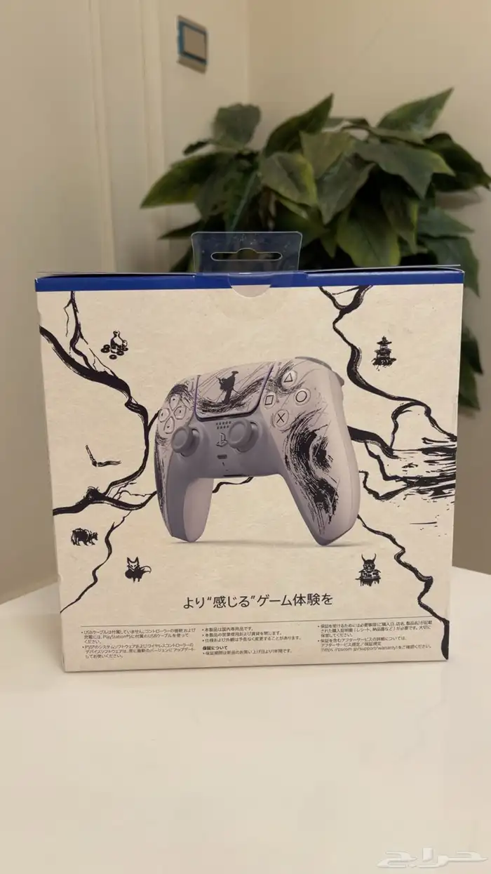 يد تحكم قوست اوف يوتي اسود PS5 Controller Ghost of yotei 1