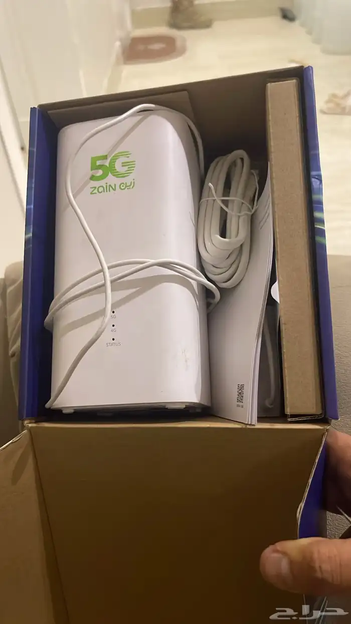 جهاز مودم زين فايف جئ شبه جديد 0