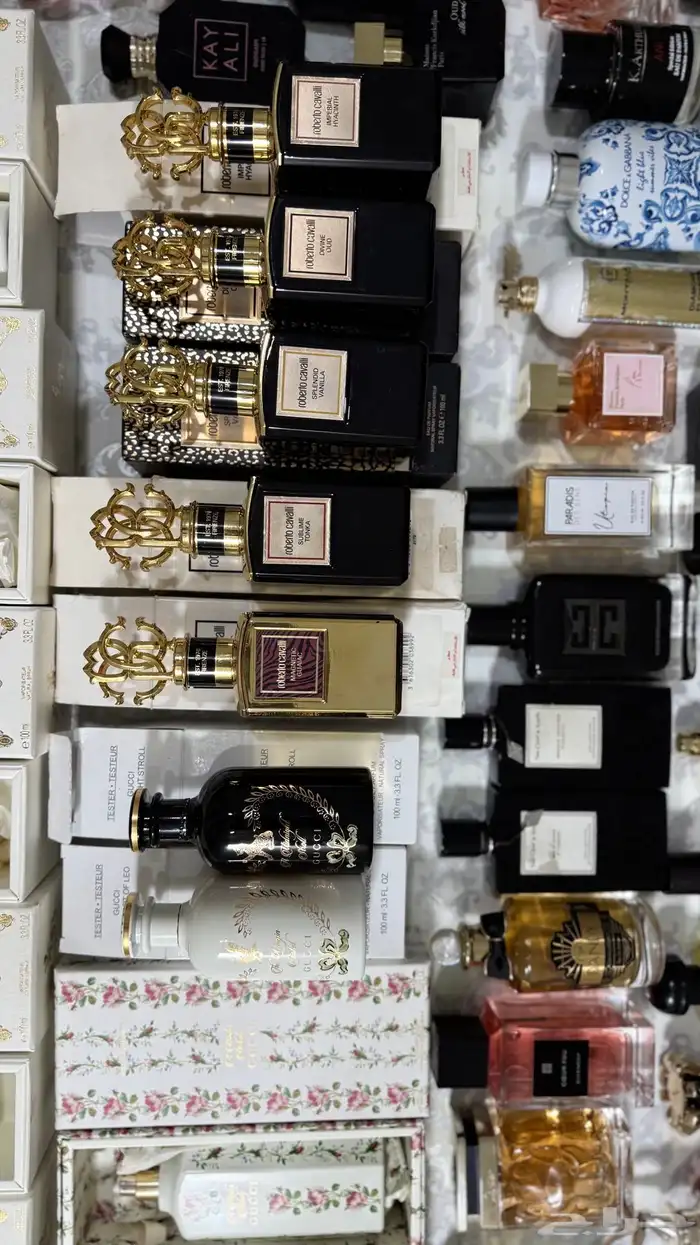 عطور اصليه ماركات بكراتين وبعضها بدون كراتين بربع القيمه 7
